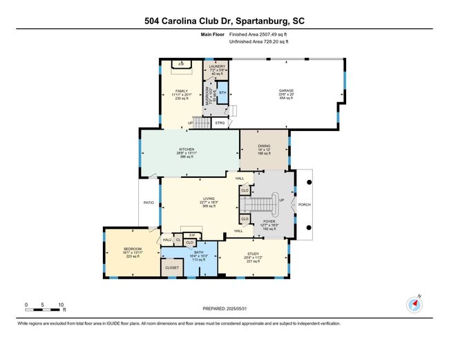 504 Carolina Club Dr, House other with 5 bedrooms, 4 bathrooms and null parking in Spartanburg SC | Image 48