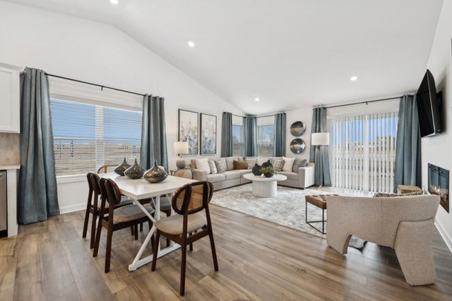 (Photo of decorated model, actual home's finishes may vary slightly) Welcome home! Soaked in natural sunlight, the homes great room is a great place to spend time! | Image 4
