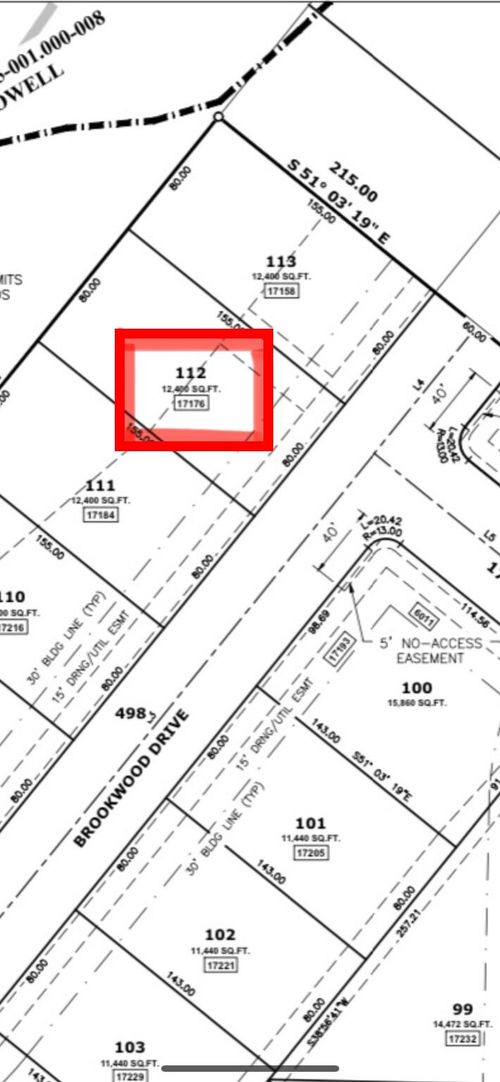 17176 Brookwood Dr, Lowell, IN, 46356-7177 | Card Image