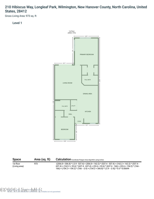210 Hibiscus Way, Wilmington, NC, 28412 | Card Image