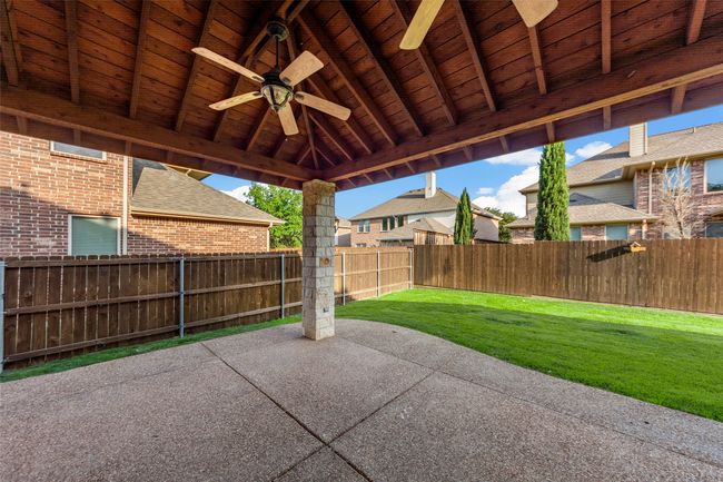 View of patio with ceiling fan | Image 8