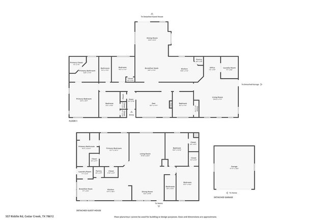 557 Riddle Rd, House other with 7 bedrooms, 4 bathrooms and null parking in Cedar Creek TX | Image 39