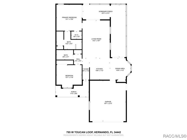 795 Toucan Loop, House other with 2 bedrooms, 2 bathrooms and 2 parking in Hernando FL | Image 27