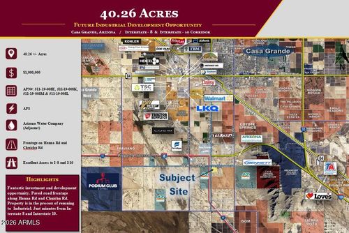 --001 Hanna Rd, Casa Grande, AZ, 85193 | Card Image