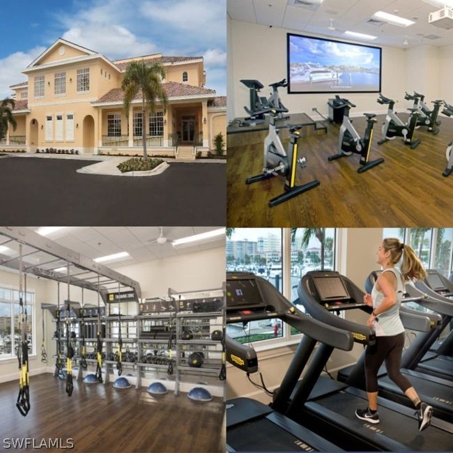 Gulf Harbour’s state-of-the-art health and fitness center Gulf Harbour’s state-of-the-art HarbourView Center for Sports & Wellness was designed for Members to get healthy and stay healthy. It’s a 24, 000 square foot facility that houses TechnoGym equipment, fitness studios including Pilates, TrackMan indoor golf, a world class spa, infrared saunas, steam rooms, and a Smoothie Café. Members can enjoy 40 complimentary weekly fitness classes including TRX, Yoga, Barre, Group Cycle and much more! | Image 41