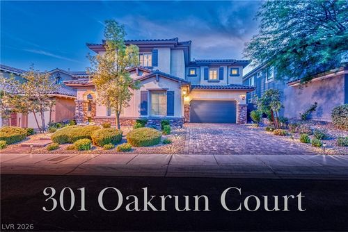 301 Oakrun Ct, Las Vegas, NV, 89138-4637 | Card Image