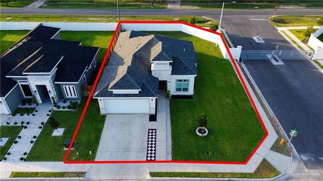 View from above of property featuring property parcel outlined | Image 15