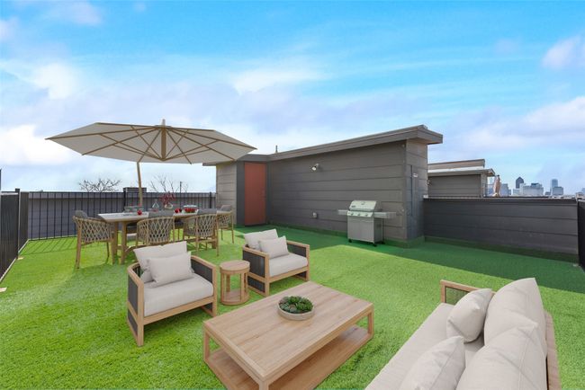Rooftop patio/entertainment area with beautiful views | Image 9