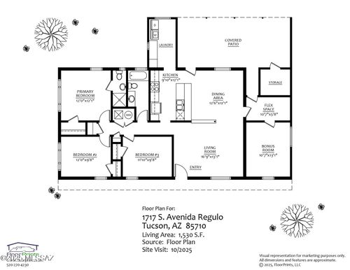 1717 S Avenida Regulo, Tucson, AZ, 85710-5322 | Card Image