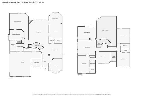 6001 Lacebark Elm Dr, Fort Worth, TX, 76123-5068 | Card Image