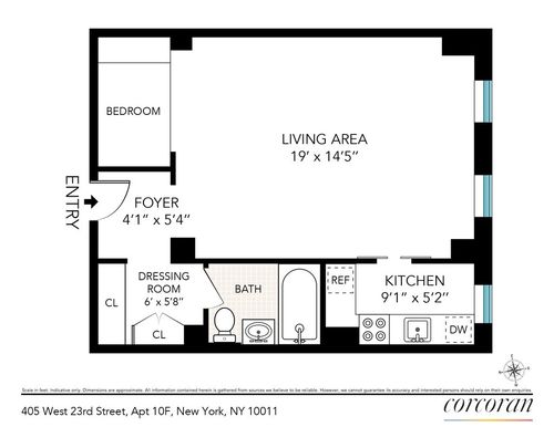 10f-405 W 23rd St, New York, NY, 10011-1461 | Card Image