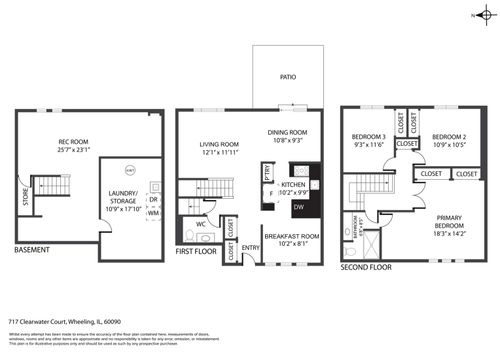 717 Clearwater Ct, Wheeling, IL, 60090-5317 | Card Image