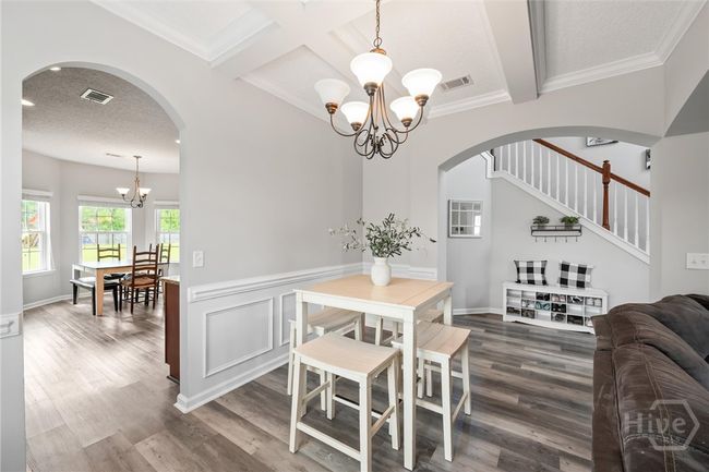 Beautiful dining room with judges paneling. | Image 6