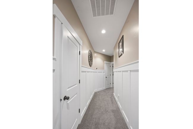 Hallway featuring carpet flooring and recessed lighting | Image 27