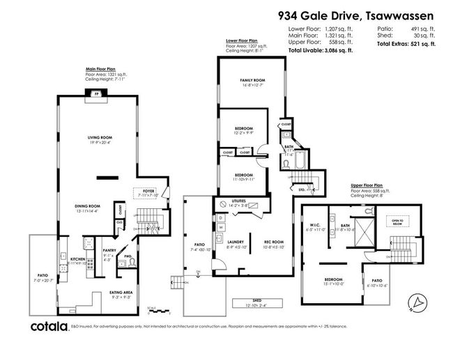 934 Gale Drive, House other with 3 bedrooms, 2 bathrooms and 6 parking in Tsawwassen BC | Image 38