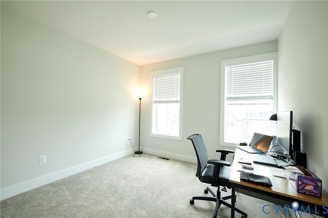 Carpeted home office with baseboards | Image 24