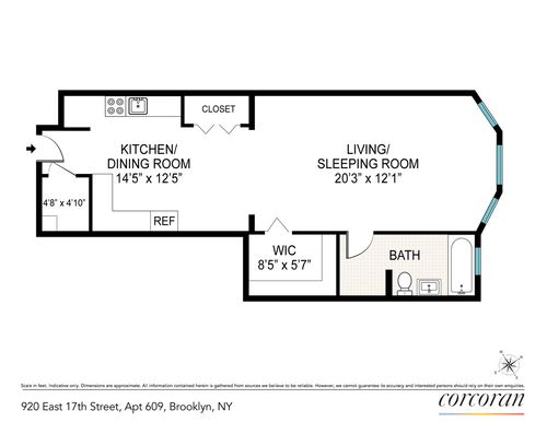 609-920 17th St, Brooklyn, NY, 11230-3721 | Card Image