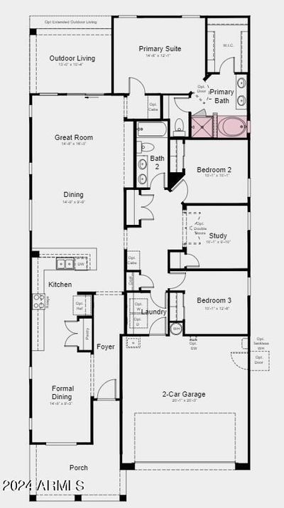 Structural options added include; Garden tub in primary bath. | Image 2