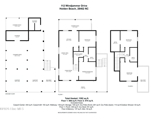 112 Windjammer Dr, Holden Beach, NC, 28462-1741 | Card Image