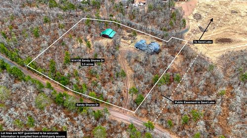 N 14138 Sandy Shores Drive, Minong, WI, 54859 | Card Image