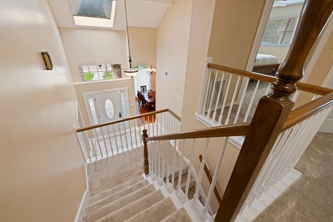 Beautiful view from the second floor, looking downstairs toward the entryway | Image 30