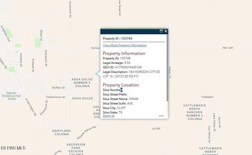 PN-103748 Omar Avenue, Clint, TX, 79928 | Card Image