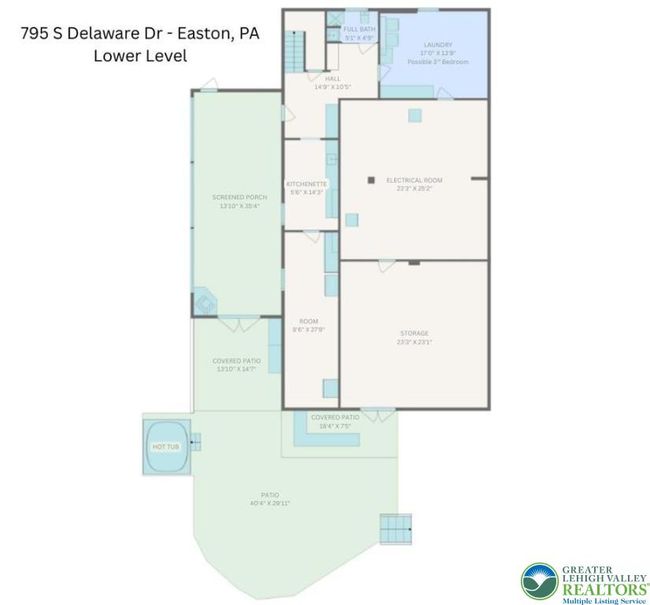 795 S Delaware Dr, House other with 2 bedrooms, 2 bathrooms and null parking in Williams Twp PA | Image 66