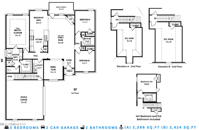 2499 Scott Meadows Ln, House other with 5 bedrooms, 3 bathrooms and null parking in Hernando MS | Image 11