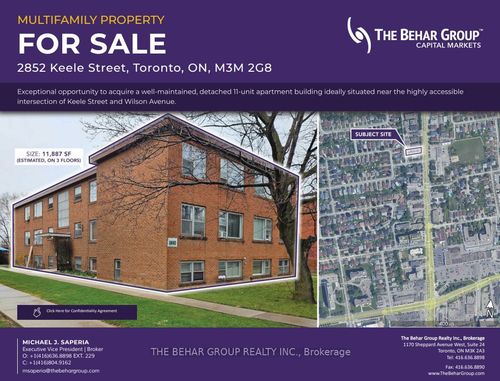 2852 Keele St, North York, ON, M3M2G8 | Card Image