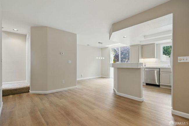 View from family room towards dining room | Image 15