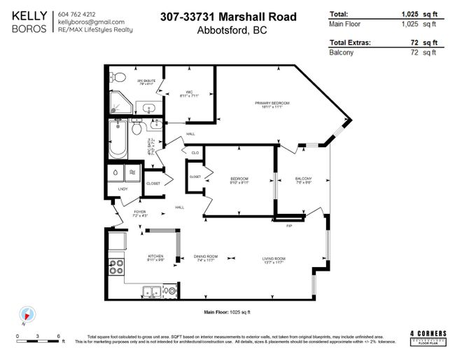 307 - 33731 Marshall Road, Condo with 2 bedrooms, 2 bathrooms and 1 parking in Abbotsford BC | Image 23