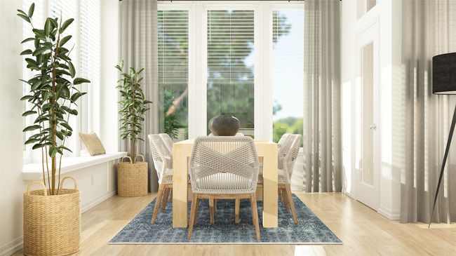 Dining area featuring plenty of natural light and wood finished floors | Image 14