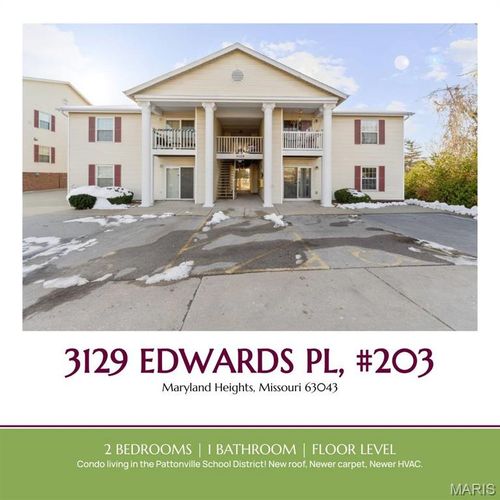 apt-203-3129 Edwards Pl, Maryland Heights, MO, 63043-1827 | Card Image