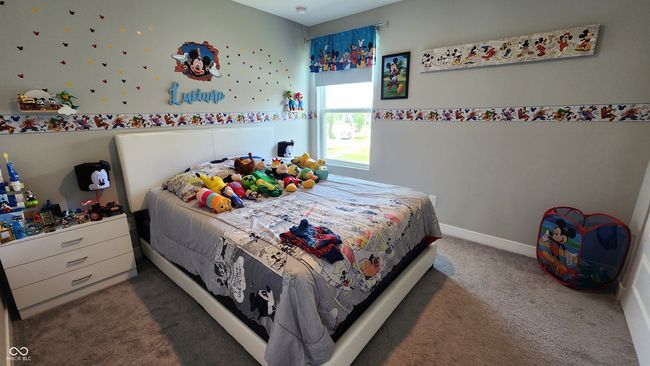 bedroom with carpet flooring and baseboards | Image 17