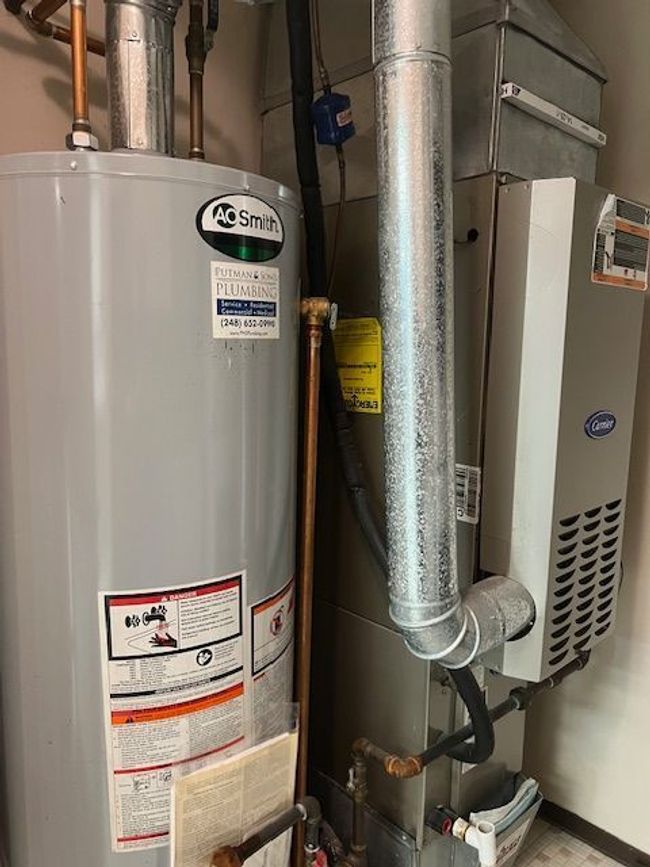 A.O. SMITH WATER HEATER & CARRIER FURNACE | Image 23