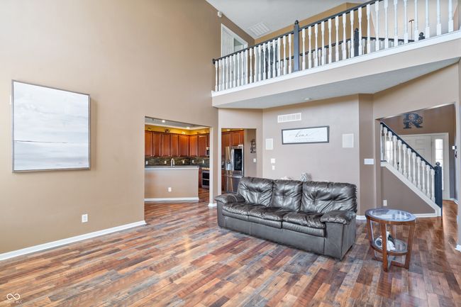 2-Story Great Room is open from the 2nd floor above. | Image 16