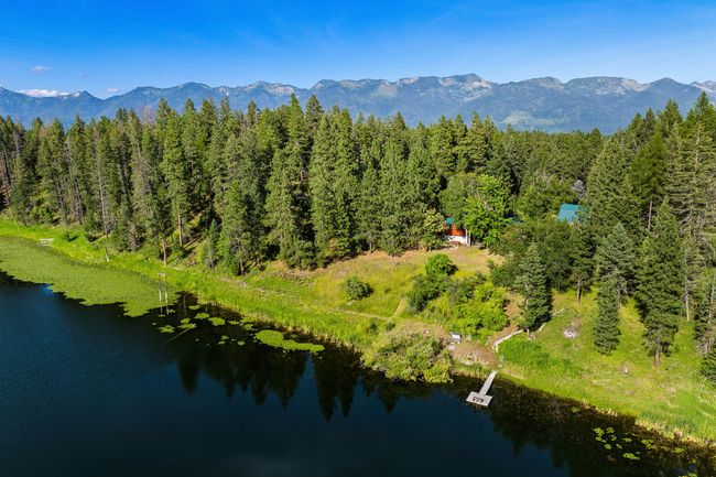 Aerial view of the lake frontage with the Swan Range in the | Image 76
