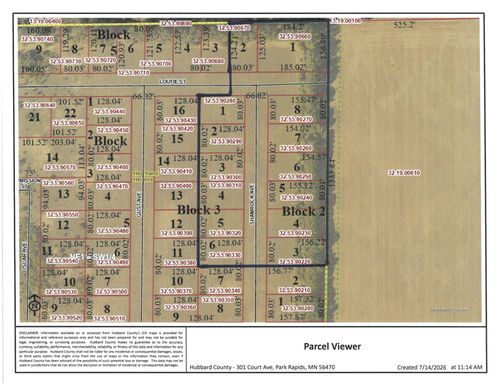 Block 3, Lot 1 Shamrock Avenue, Park Rapids, MN, 56470 | Card Image