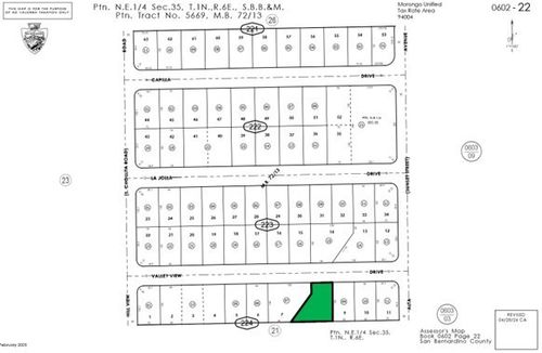 LOT Valley View, Joshua Tree, CA, 92252 | Card Image