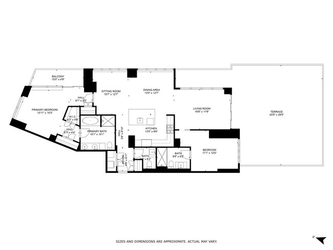 APT-654 - 1125 Maxwell Ln, Condo with 2 bedrooms, 3 bathrooms and null parking in Hoboken NJ | Image 42