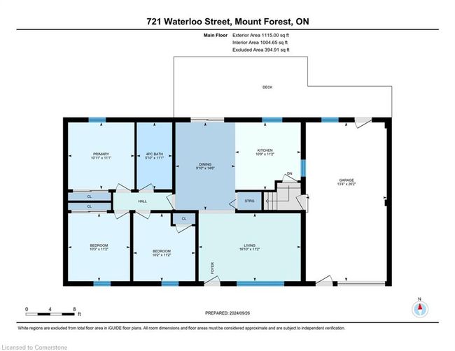 721 Waterloo St, House other with 3 bedrooms, 1 bathrooms and 5 parking in Mount Forest ON | Image 37