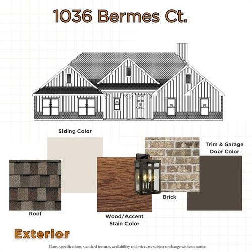 1036 Bermes Court, Brock, TX, 76087 | Card Image