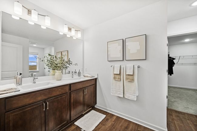 There is plenty of space for storage under the double sink bathroom vanity. | Image 20