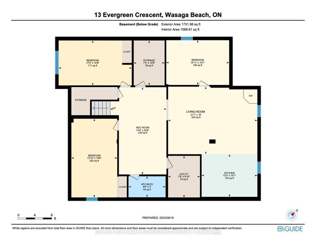 13 Evergreen Cres, House other with 6 bedrooms, 3 bathrooms and 4 parking in Wasaga Beach ON | Image 36