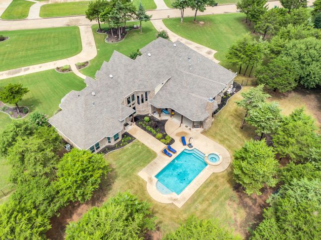 View from above of property with a pool | Image 39