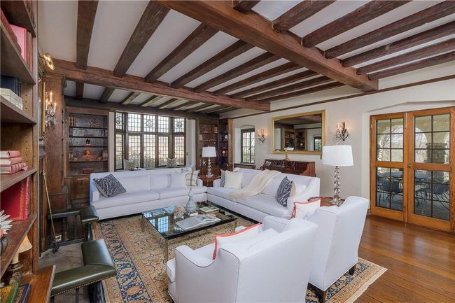 Formal living room, French doors on right to loggia | Image 11