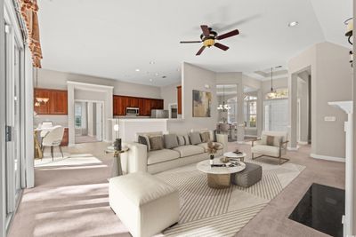 Living room virtually staged | Image 2