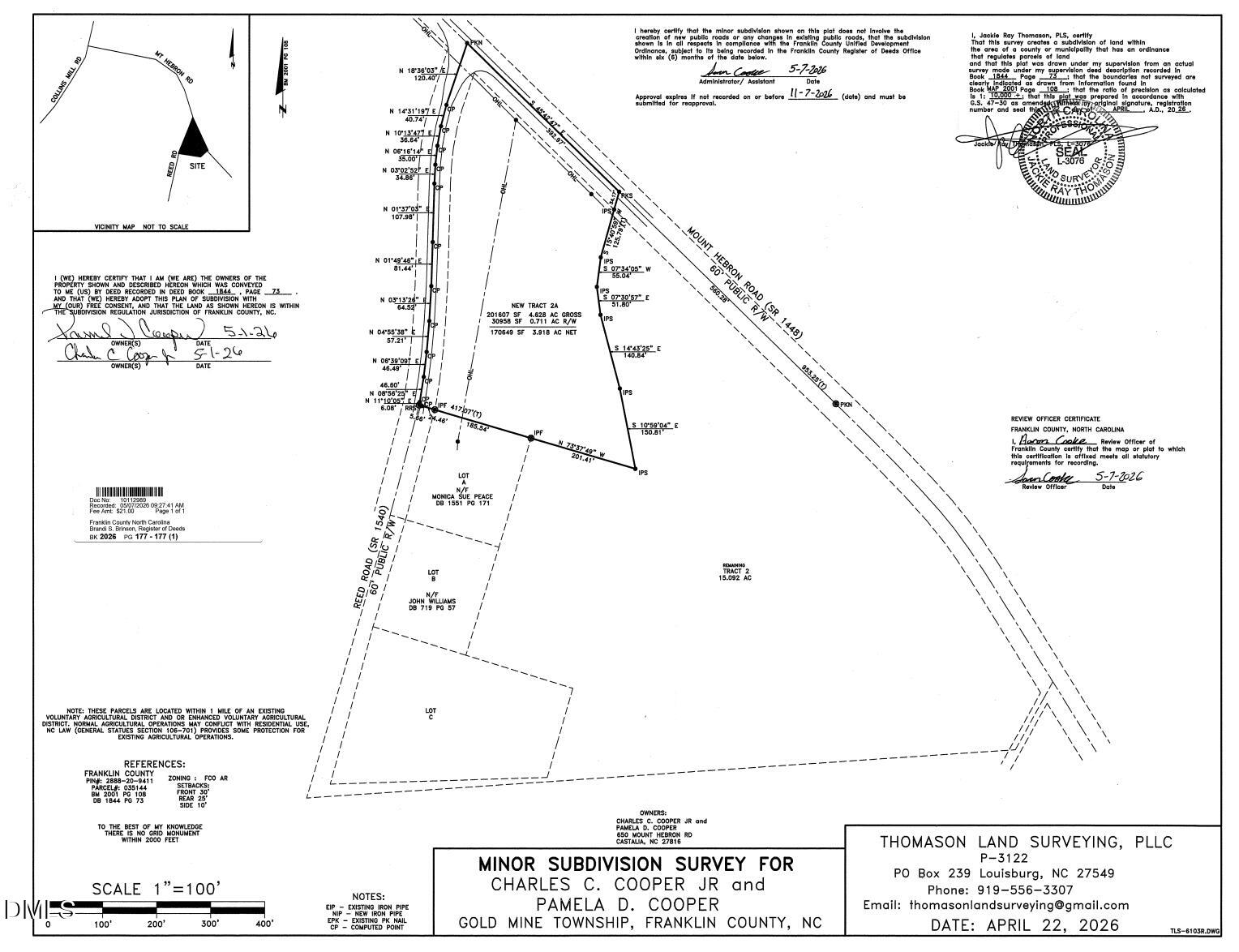 Land in Castalia 5