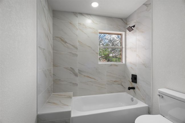 Full bathroom with toilet and shower / bath combination | Image 23