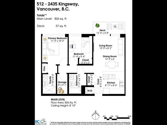 512 - 2435 Kingsway, Condo with 2 bedrooms, 2 bathrooms and 1 parking in Vancouver BC | Image 24
